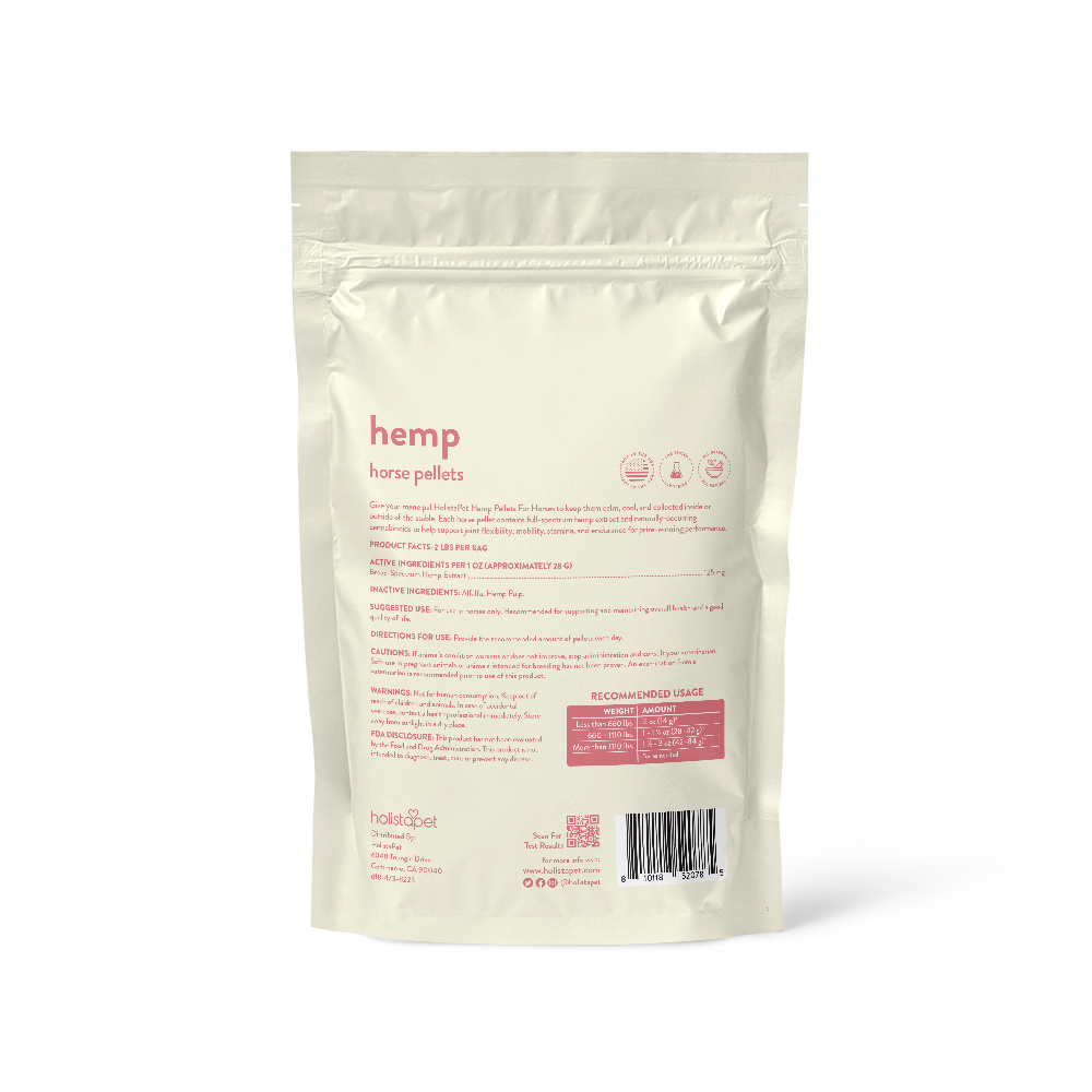 Hemp Horse Pellets