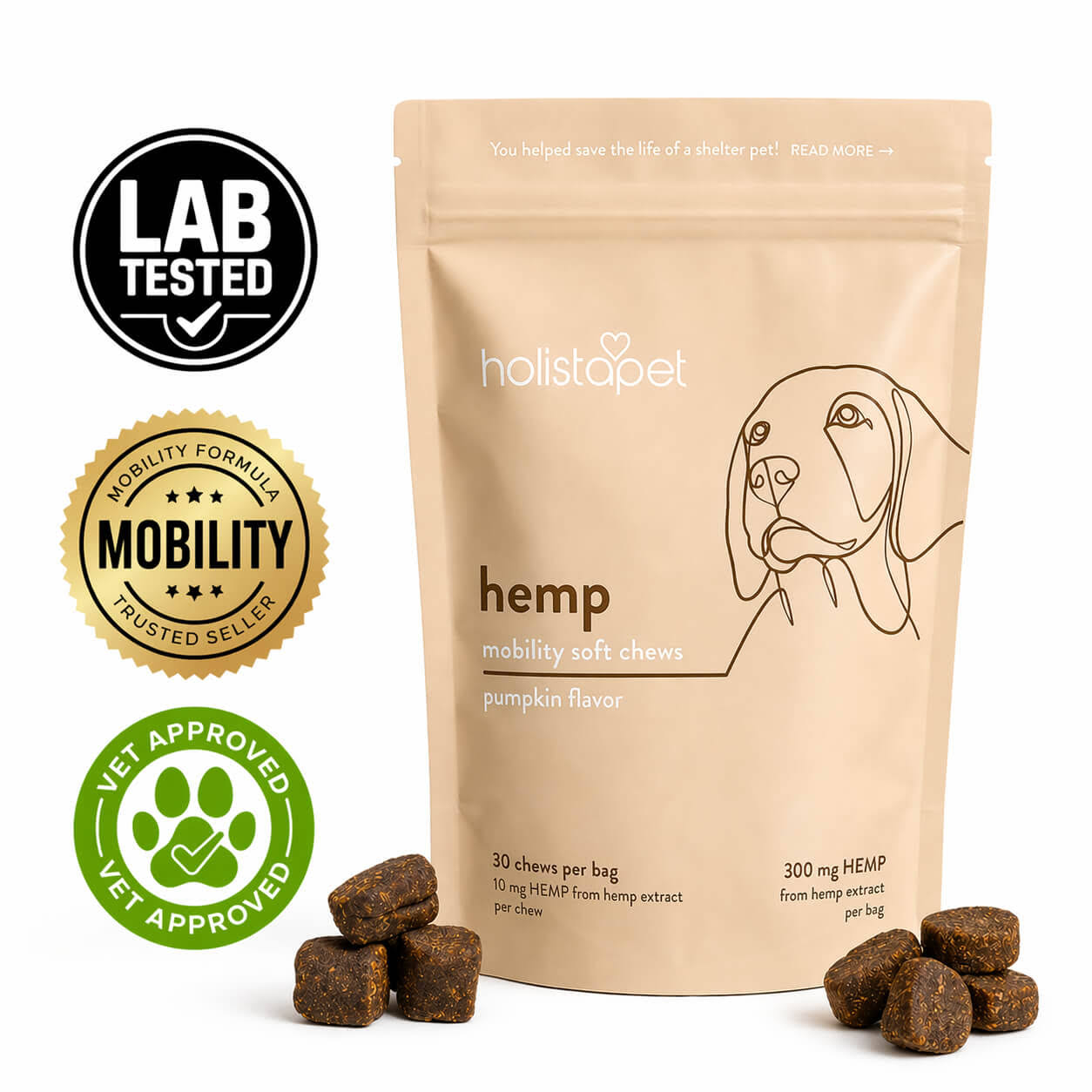 Hemp Mobility Chews for Dogs